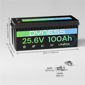 Dyness 24V 100Ah LiFePO4 Batterie